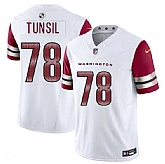 Men & Women & Youth Washington Commanders #78 Laremy Tunsil White 2025 F.U.S.E. Vapor Limited Stitched Jersey,baseball caps,new era cap wholesale,wholesale hats